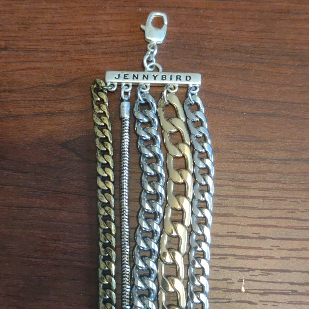 Jenny Bird Silver and Gold Chain Bracelet - Picture 3 of 7